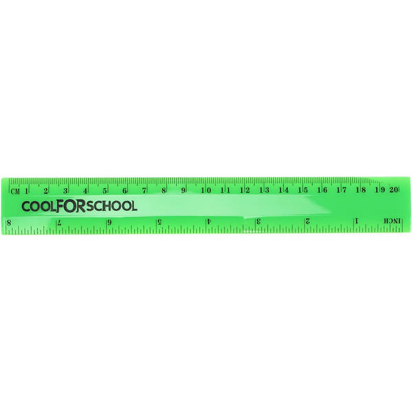 Лінійка пласт. 20 см CoolForSchool Neon непрозор. — фото 3