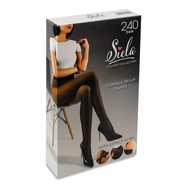 Колготи Siela Актив 20d графіт 4