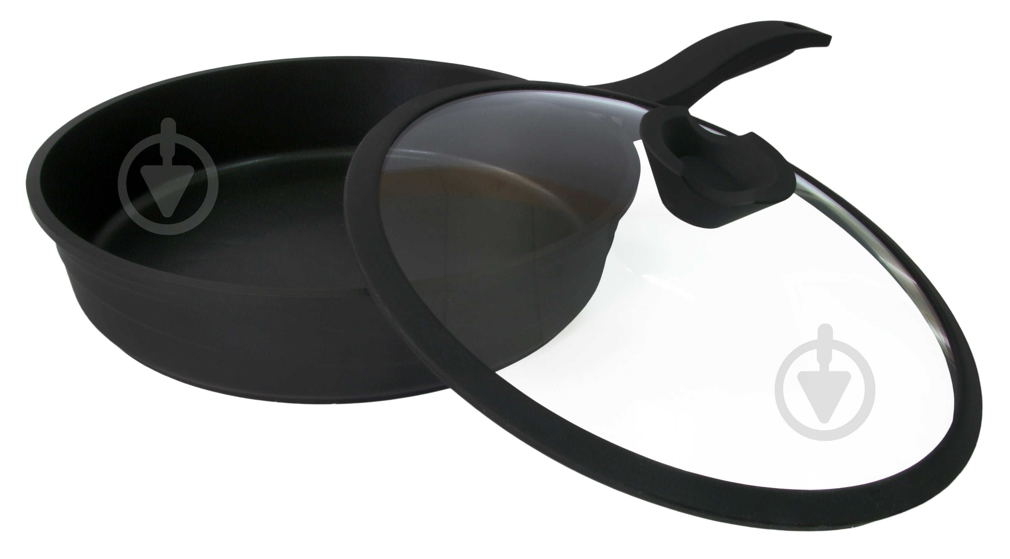 Сковорода Lesner Black Pro алюм антиприг 26 см 88374-26