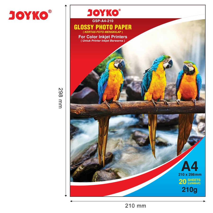 Фотопапір "Joyko" А4 210*298 глянець