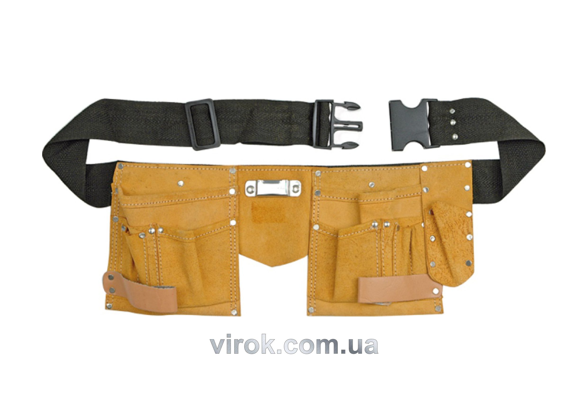Пояс монтажника шкіряний Vorel