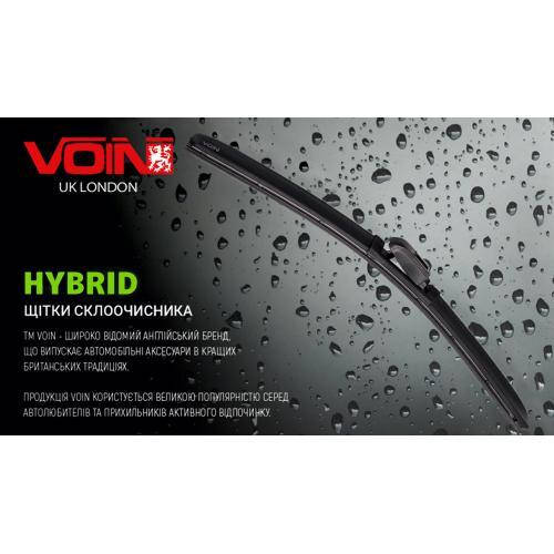 Щітки склоочисника гібридні VOIN 16"-400мм (TPX6M-16") HYBRID — фото 2