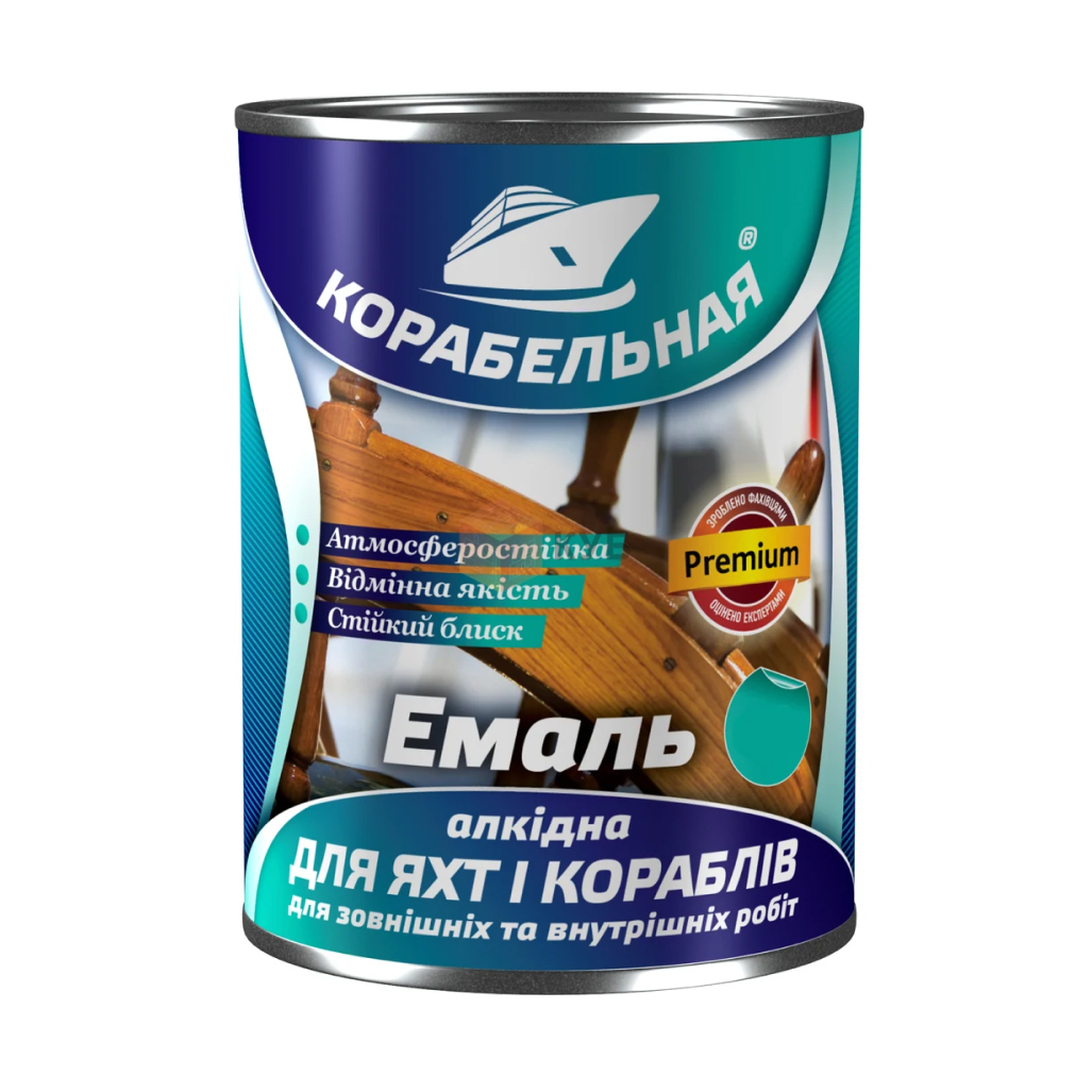 Емаль Delfi 0,9 кг темно-зелена