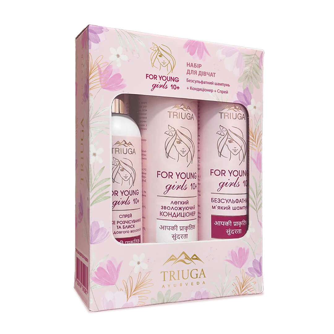 Бальзам-кондиціонер Triuga Ayurveda 3D Об"єм і блиск 1л
