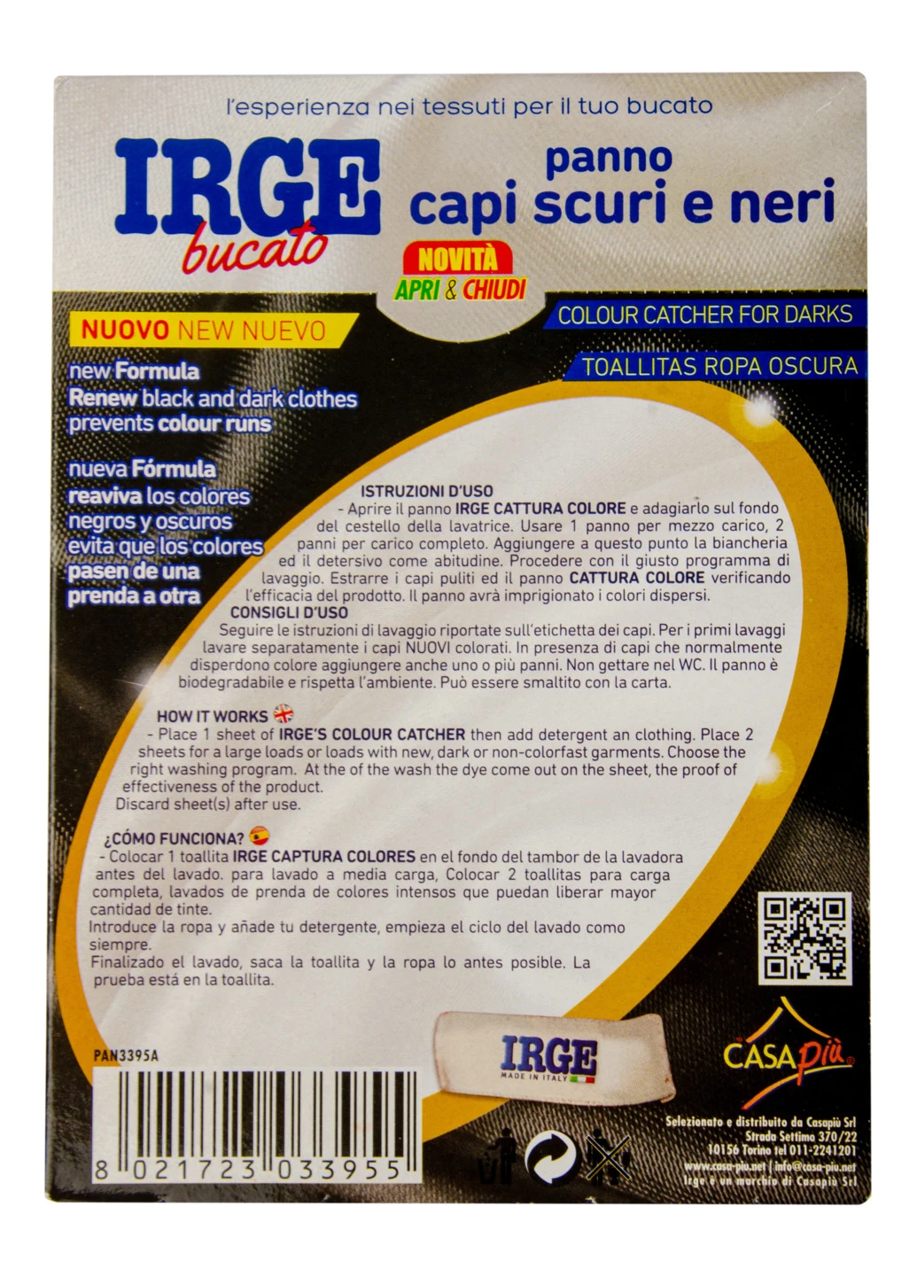 Irge Серветка-пастка для прання 4в1, 6 шт