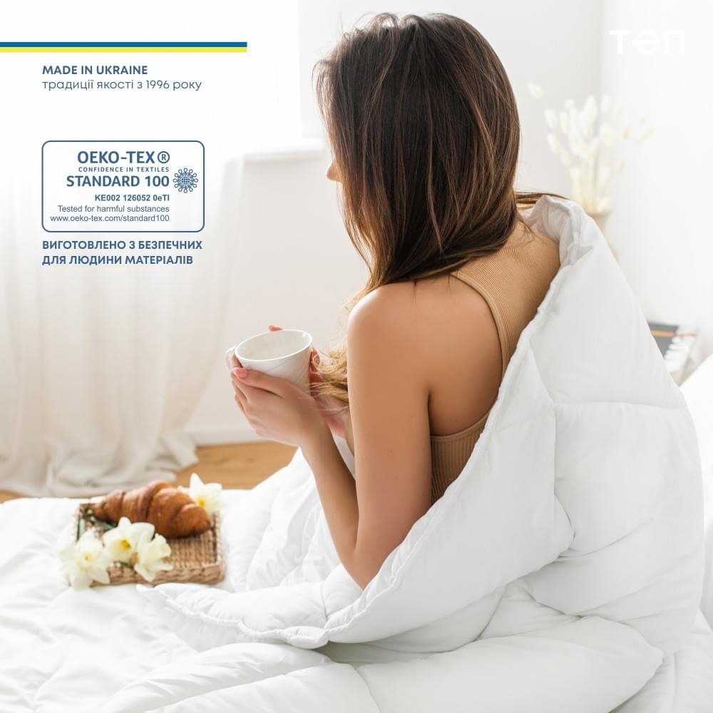 Ковдра WHITE COMFORT 200*220 /microfib — фото 3