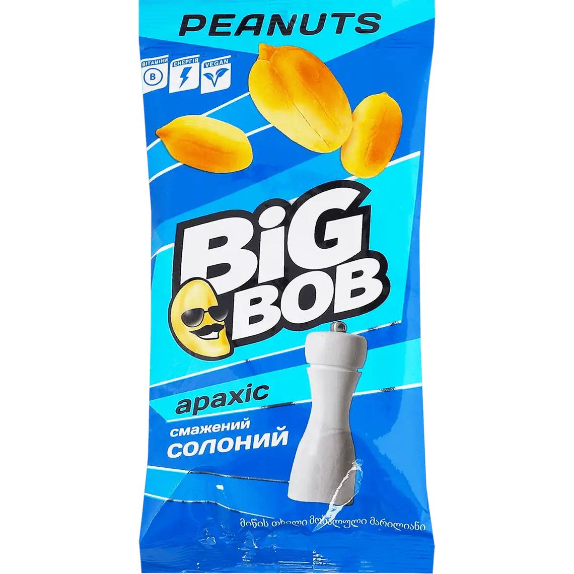 Арахiс BIG BOB з беконом 60 г — фото 2