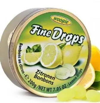 Льодяник Fine Drops лимон 200 гр — фото 2
