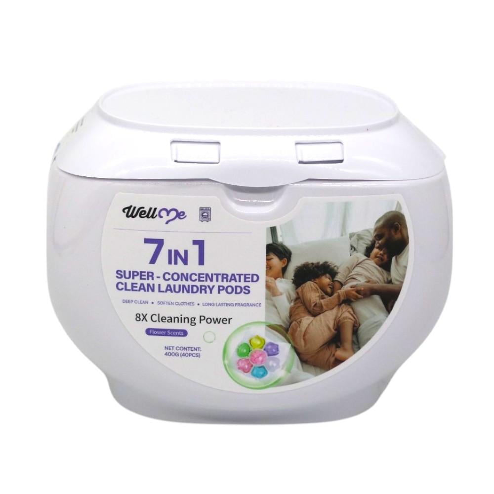 Капсули для прання унів WellMe 7в1 40 шт./поштучно
