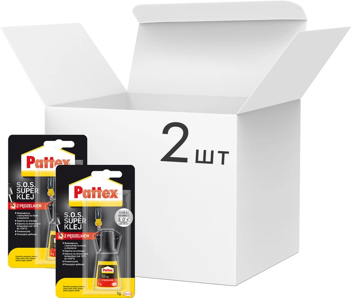 Клей супер гель (з пензликом) PATTEX 5г