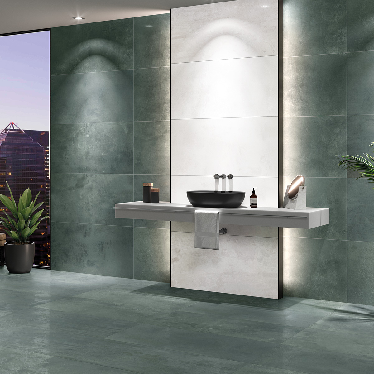 Плитка підлога Iron Anthracite F P 60*60 Semi Lappato — фото 3