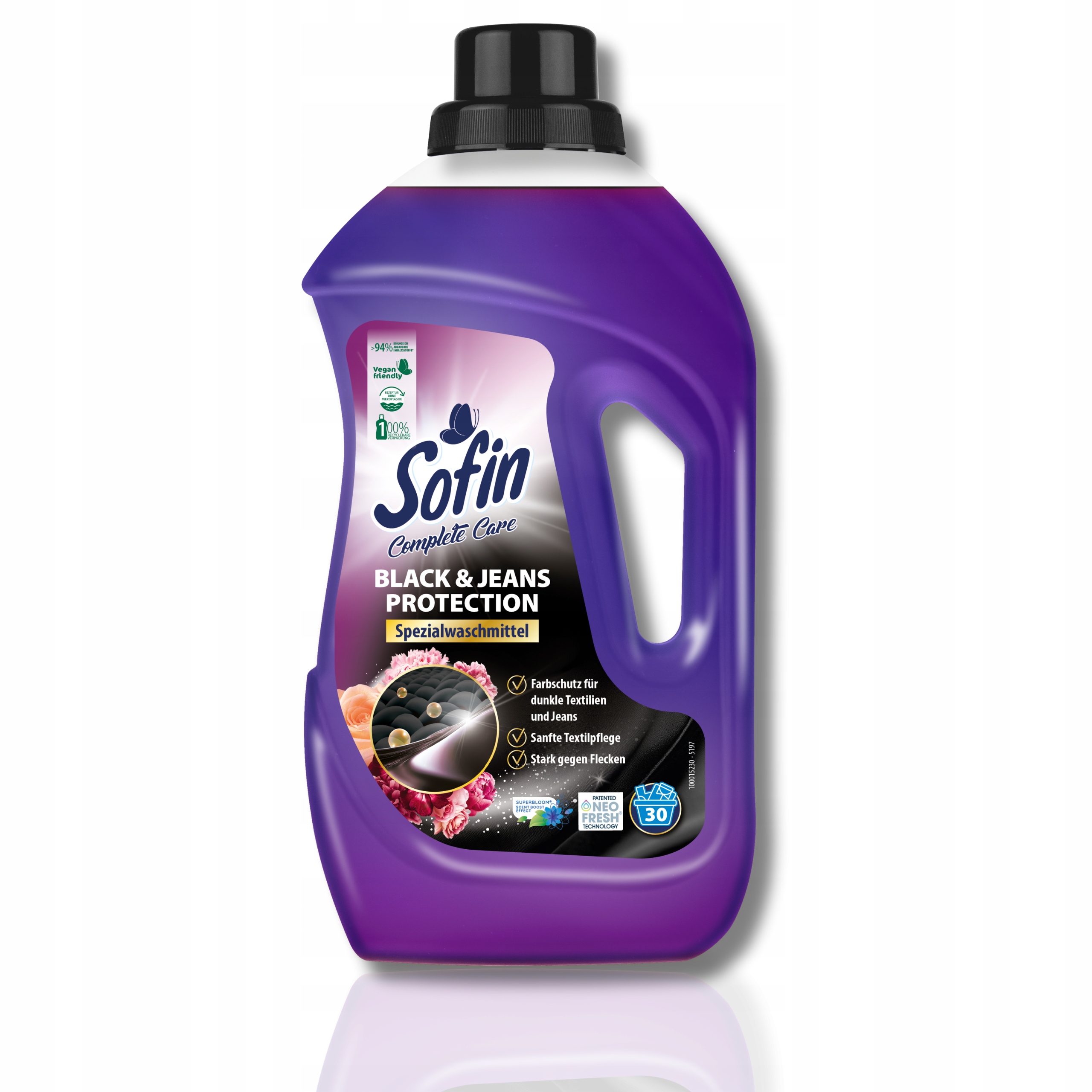 Гель для прання Sofin Global 1,5л Чорне Кольорове