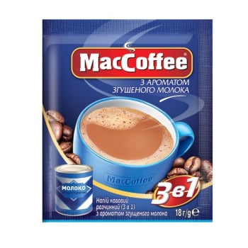 Напій кавовий MacCoffe Згущене молоко