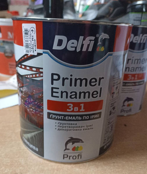 Емаль Delfi 2,8 кг Жовта — фото 4