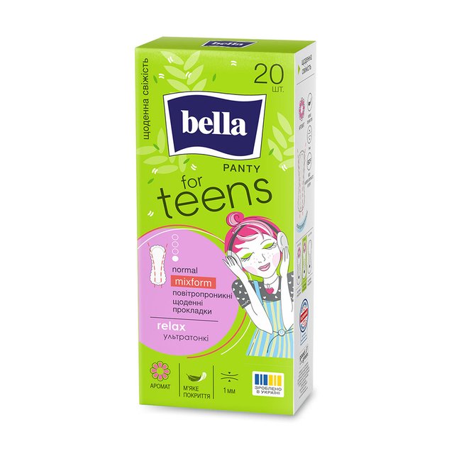 Белла прокладки щод. For Teens:Relax 20шт