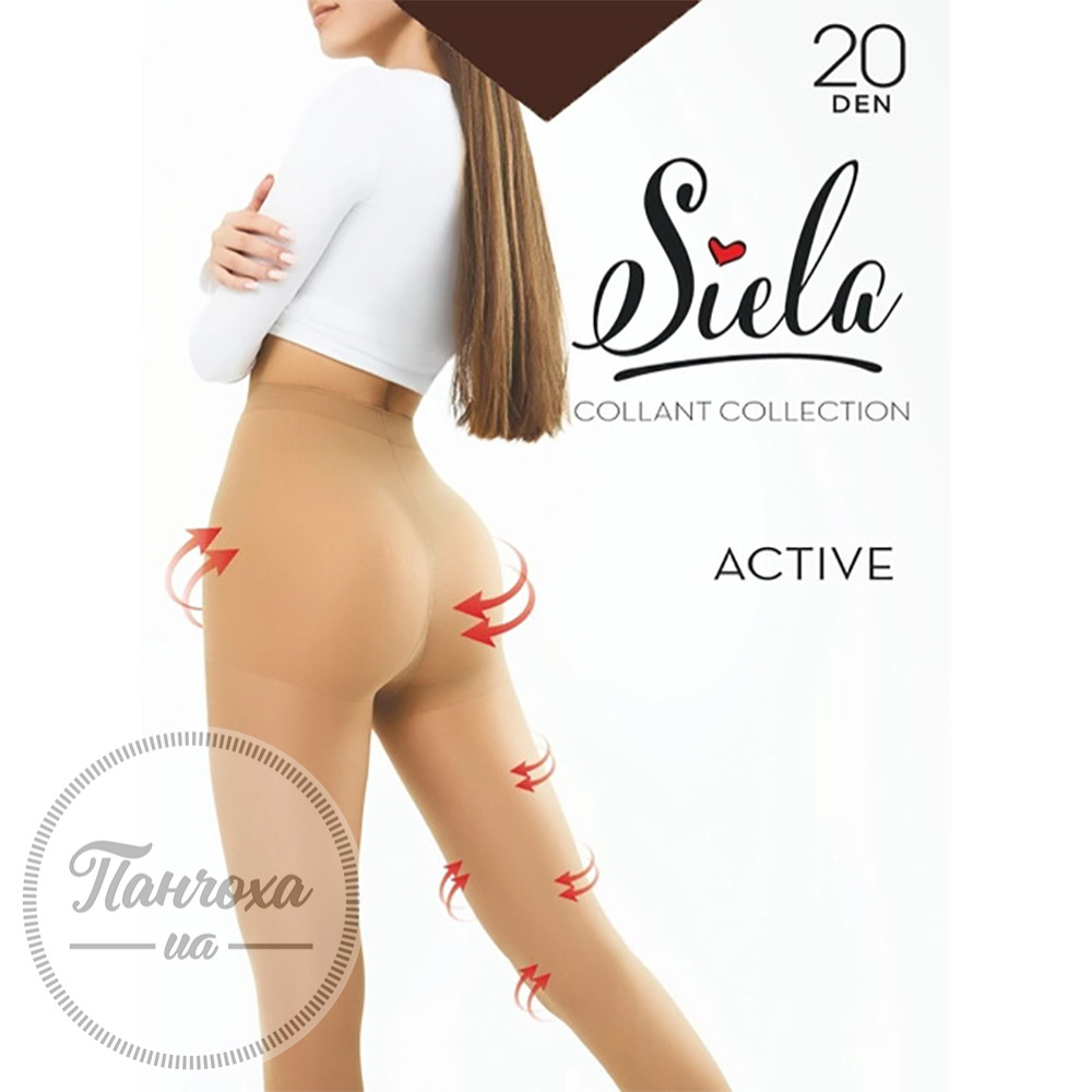 Колготи Siela Актив 20d графіт 5
