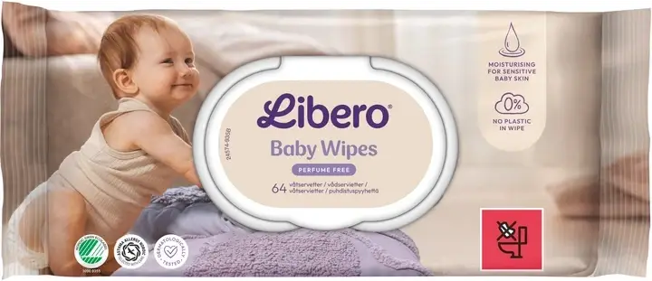 Libero Wet Wipes вологі серветки 64 шт — фото 4