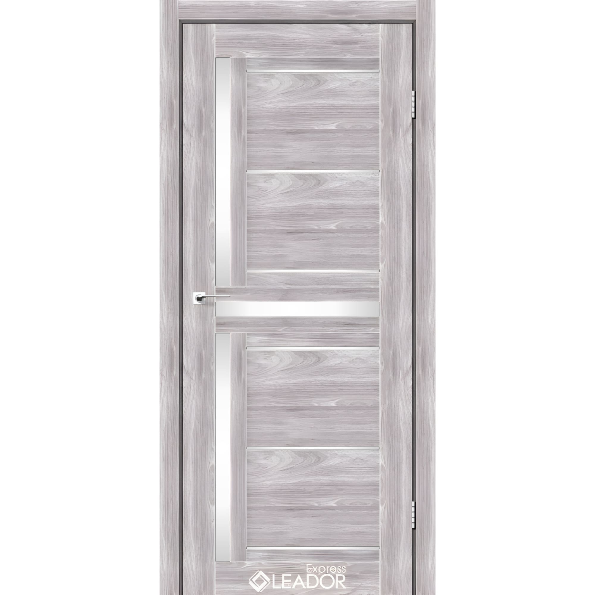 Leador Двері LARIANA 800*2000,Клен південний, чорне скло