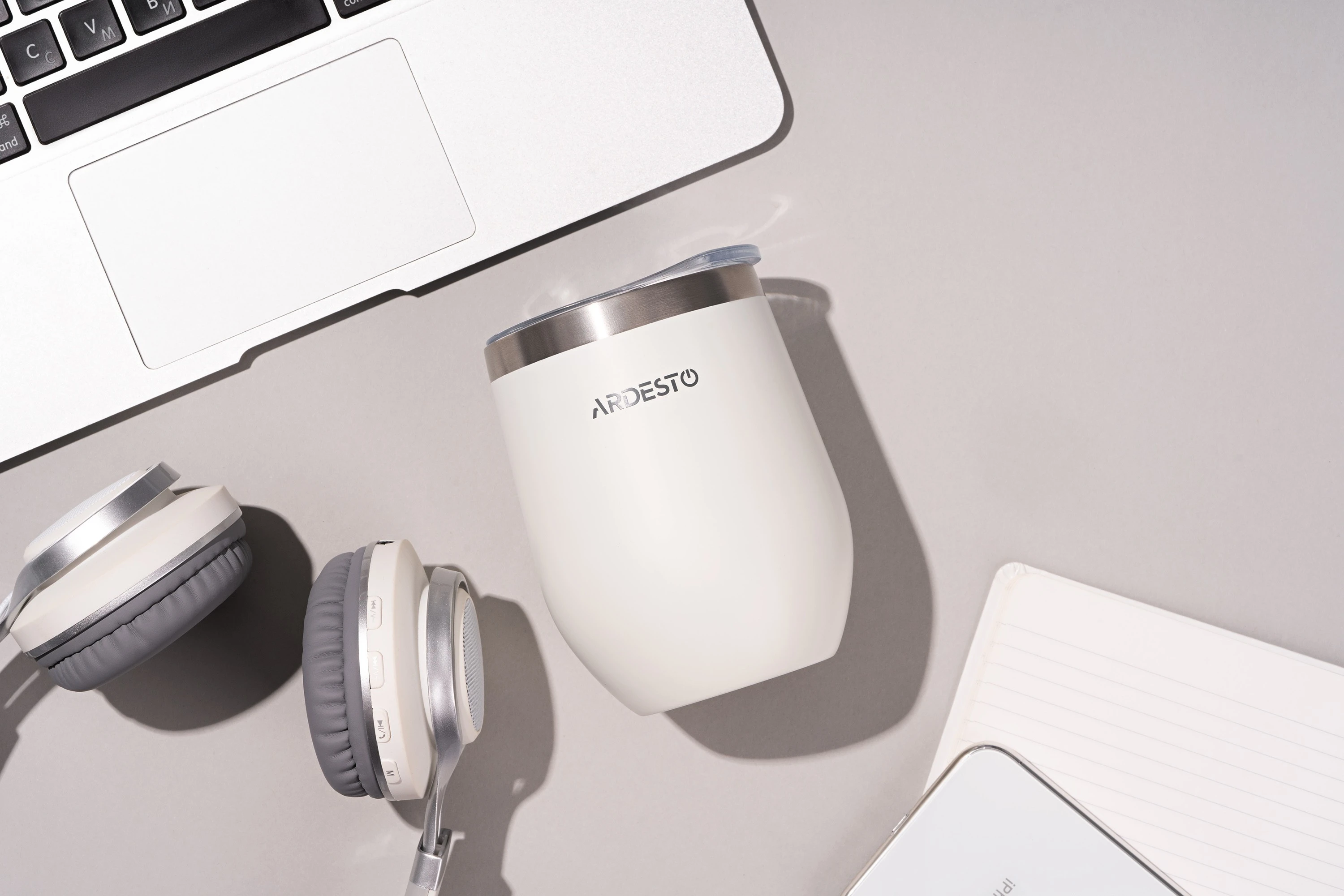 Термокружка 350мл Ardesto Compact Mug білий — фото 3