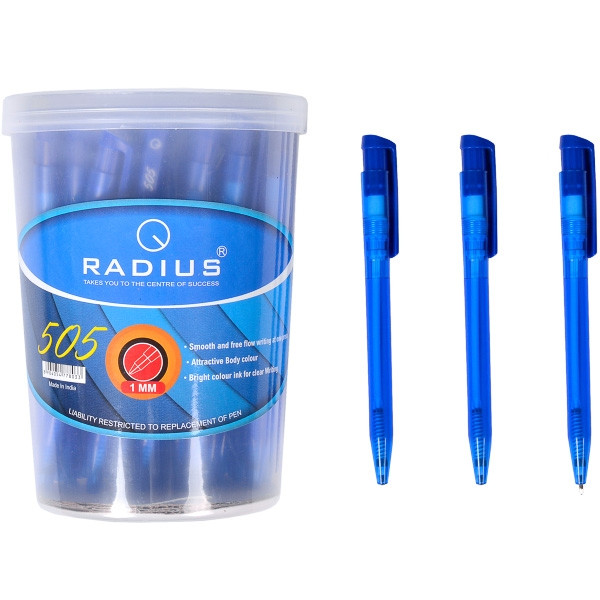 Ручка шарикова "Radius" синя — фото 2