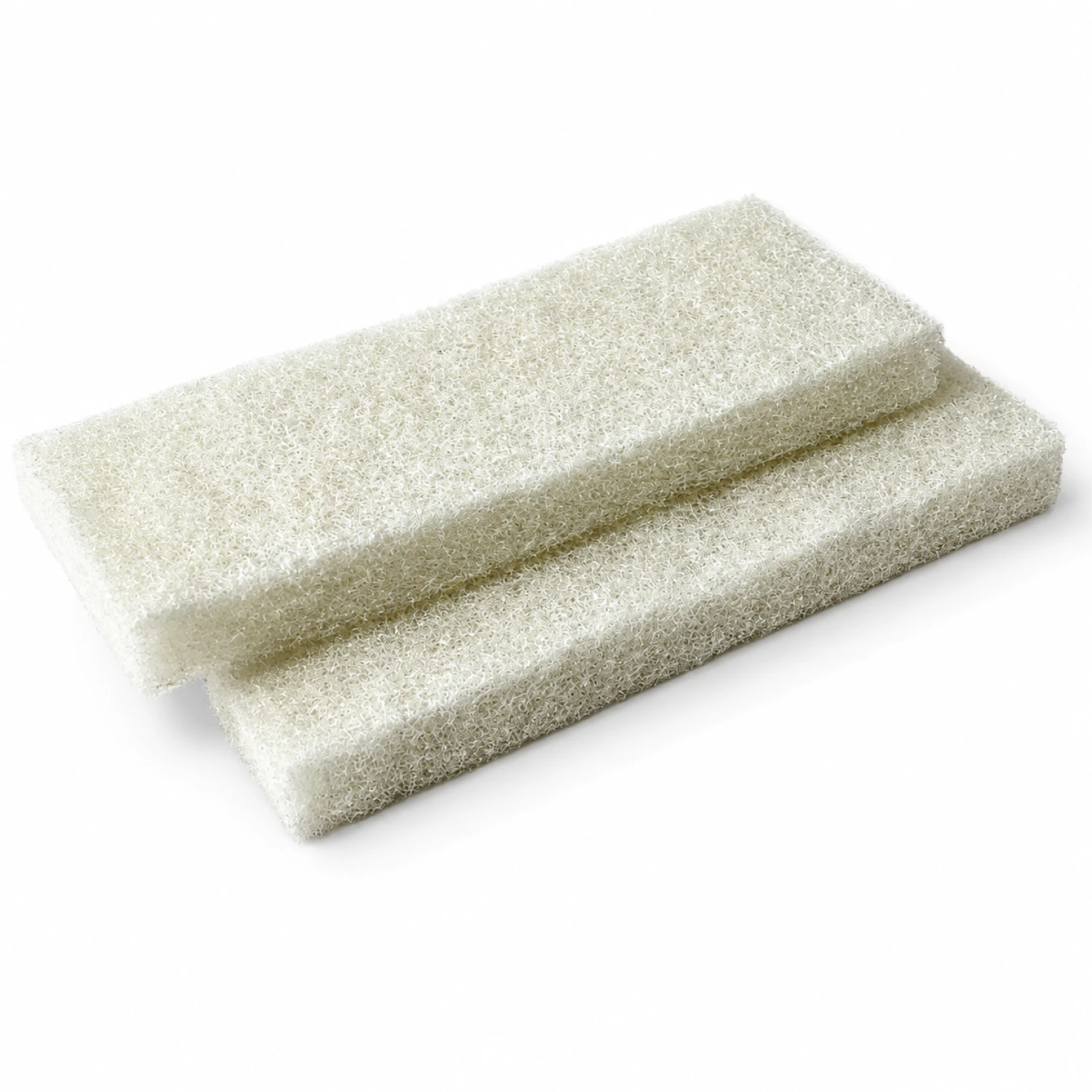Губка волокно Super Fine для епоксидної затирки (250×100×25 мм) Біла набір 2 шт.