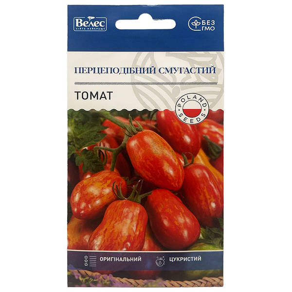 Томат Перцеподібний смугастий 0,15г — фото 2