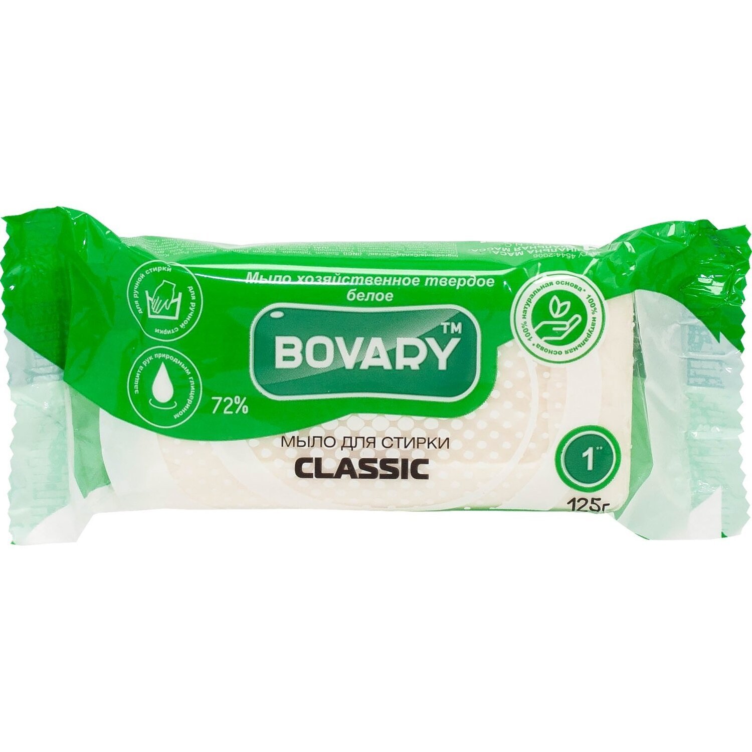 Bovary Мило господ 72% відбілююче 125г