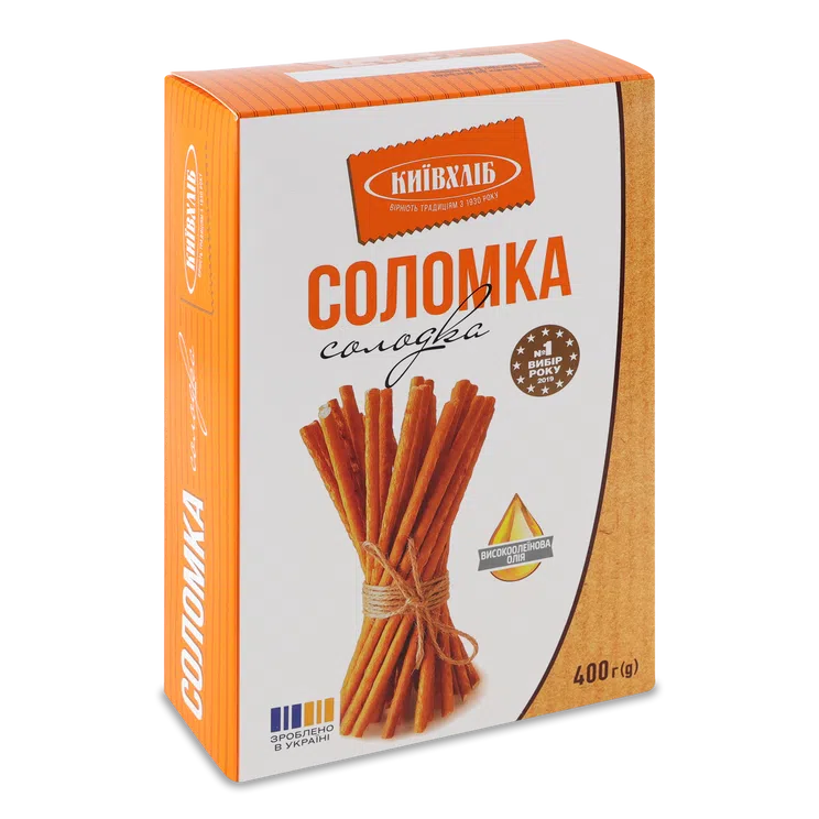 Соломка КиївХліб солодка 400гр — фото 2