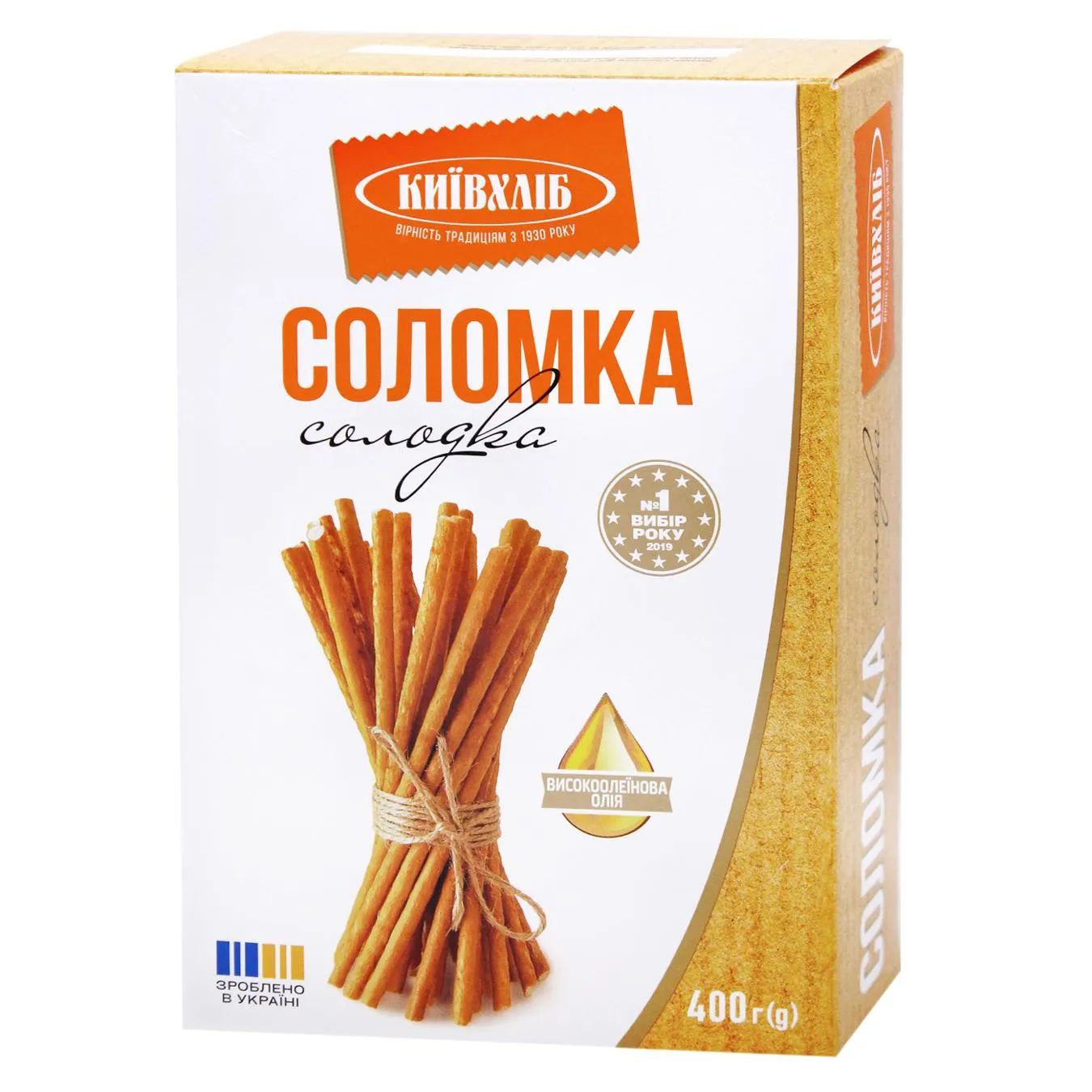 Соломка КиївХліб солодка 400гр — фото 4