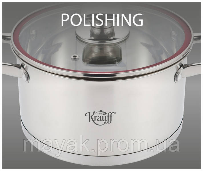 Каструля нерж скл криш "Krauff" 4.7л 22см Prime Chef 26-238-070 — фото 3
