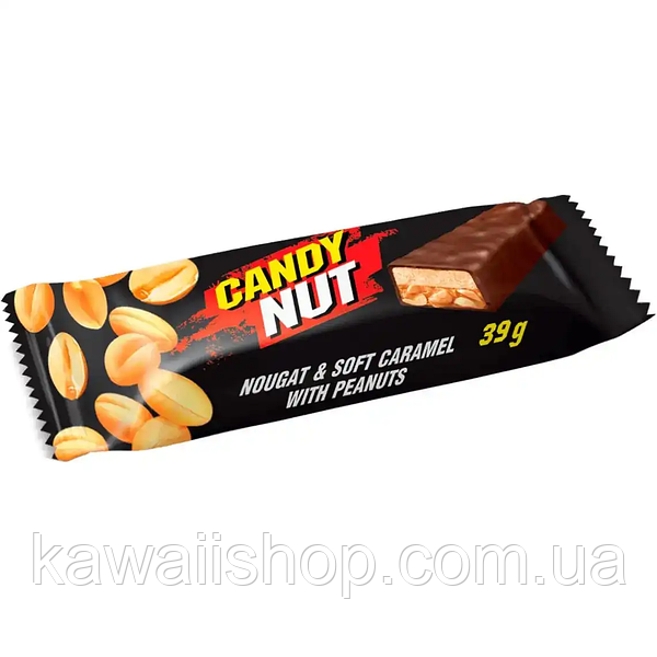Цукерки Рошен Candy Nut нуга і мяка карам арах поштуПОШТУЧНО — фото 4