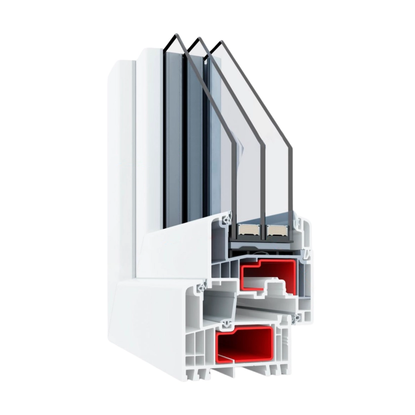 Вікнарьов№293577 (2340-1770)-Вікно стіклопакет Сатін