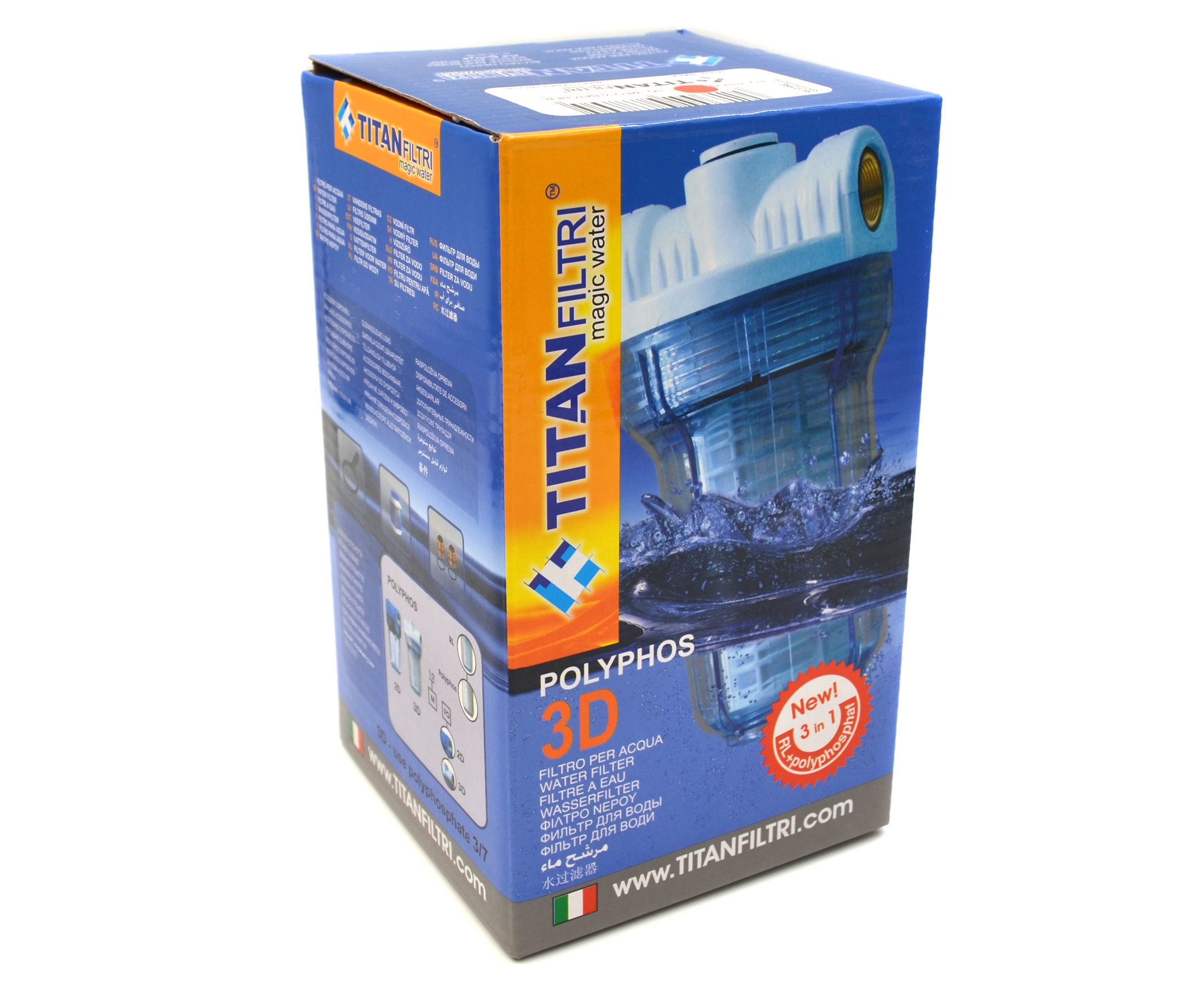 Фільтр засипний кристалами фосфату для бойлера Titan 1/2 702 — фото 2