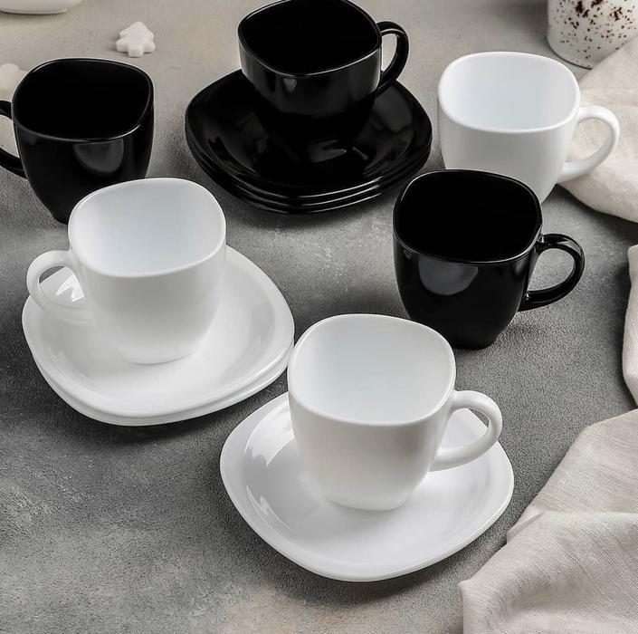 Набір д/чаю 220ml*6 Lum Carine Black 4672