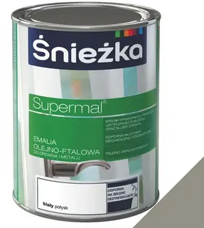 Фарба Sniezka емаль 0,8 л попеляста Польша F585 RAL7023