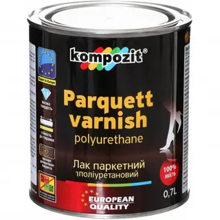 Лак Композит паркетний поліурет.глянц. 0,7л