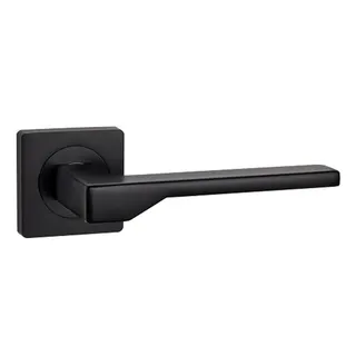 Ручка дверна на розетці KEDR Roz-06.144-AL-black