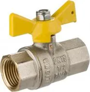 Кран кульовий газовий SD ВВ 3/4''  метелик
