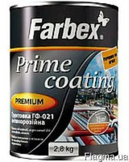 Грунт Farbex ГФ-021 2,8 кг білий