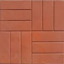 Плитка тротуарна 500*500*50мм Паркет Червона (4шт/м²) ВВ