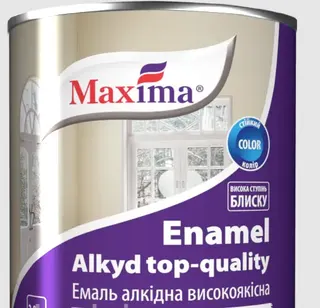 Емаль Maxima 2,3 кг вишнева