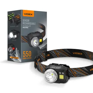 Фонарик на голову VIDEX VLF-H075C 500Lm 5000K