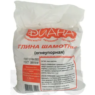 Глина шамотна (мертель)  4 кг 1610*