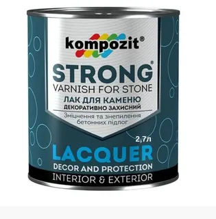 Лак для каменю Композит STRONG 2,7 л