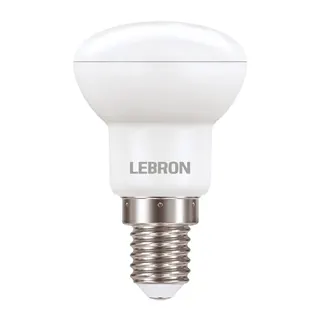 LED лампа LEBRON L-R50, 6W, 220V, E14, 4100K, 510Lm