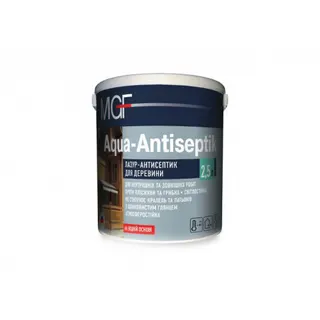 Лазурь-антисептик MGF Aqua-Antiseptik білий 0,75 л
