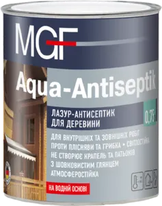 Лазурь-антисептик MGF Aqua-Antiseptik сосна 0,75 л