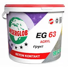 Anserglob EG-63 Грунт-фарба BETON KONTAKT 5л/7.5кг