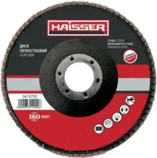 Диск пелюстковий плоский 125*22,2  Р40 (HAISSER) T27
