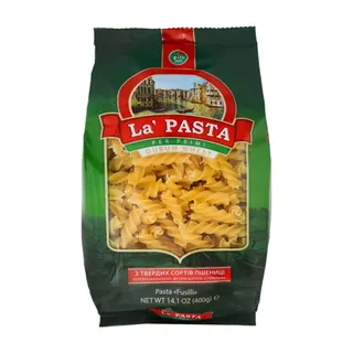 Макарони La Pasta 400гр Спіральки